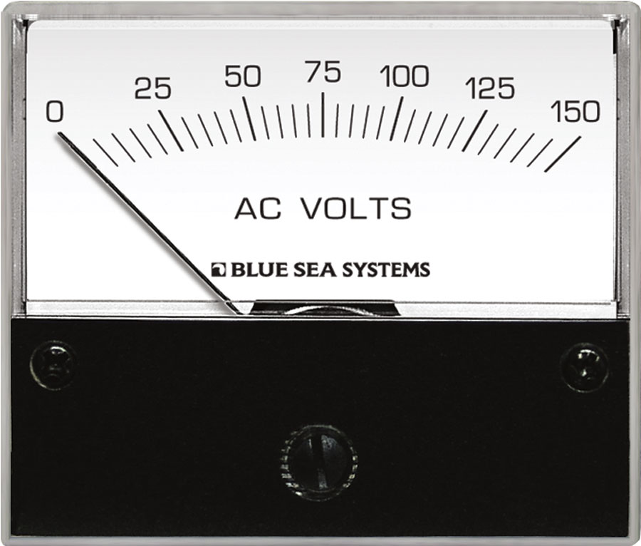 Blue Sea Systems AC Analog Voltmeter 0-150V