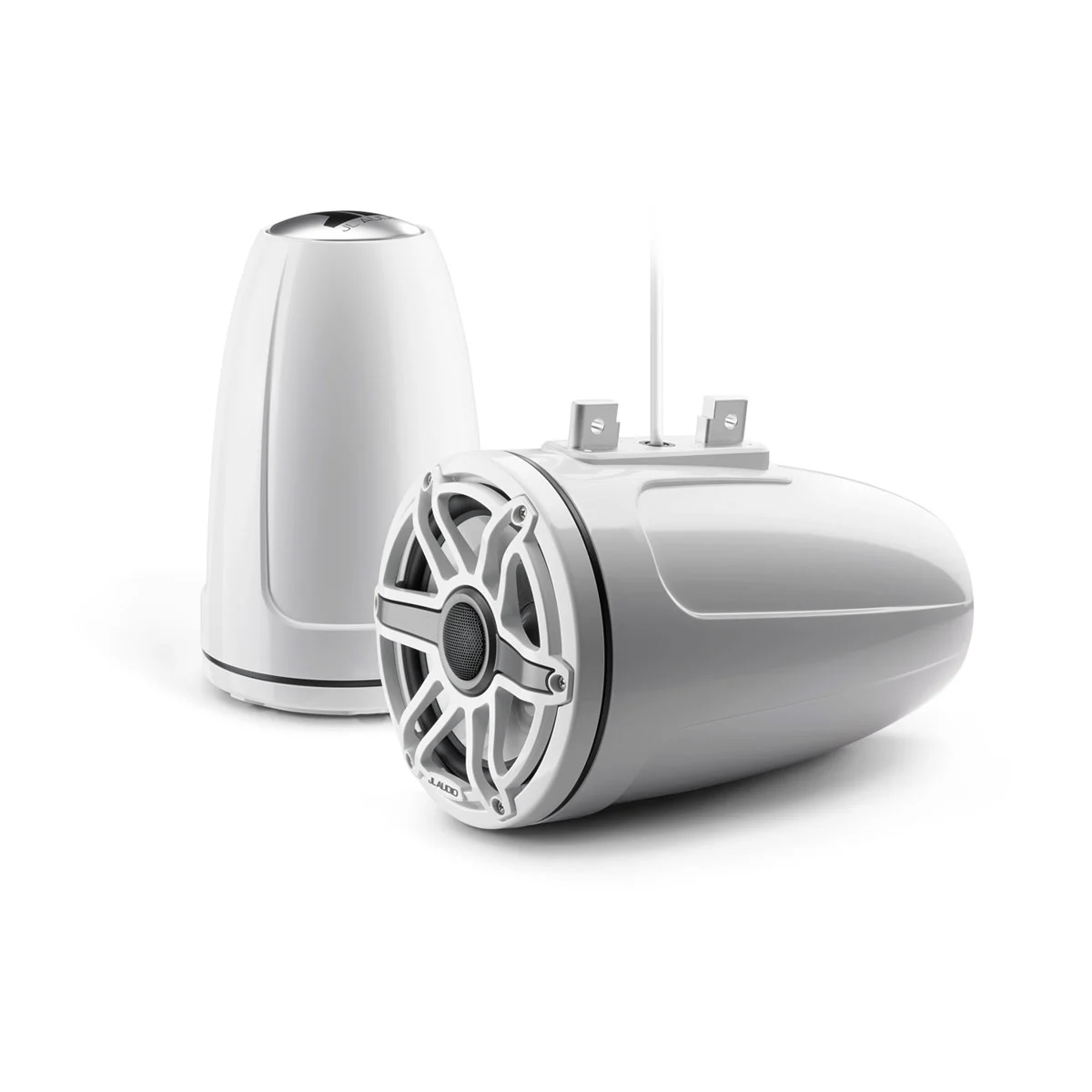 JL Audio M6 Enclosed Tower Speakers, 7.7" with White Sport Grille (M6-770ETXv3-Gw-S-GwGw)
