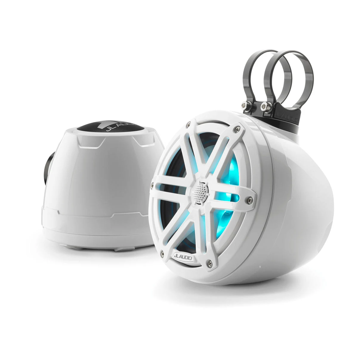 JL Audio VeX Enclosed System, M3 6.5" with LED and White Sport Grille (M3-650VEX-Gw-S-Gw-i)