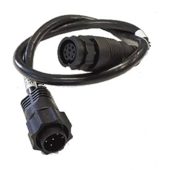 Lowrance 9-pin black to 7-pin blue adapter cable for XID CHIRP