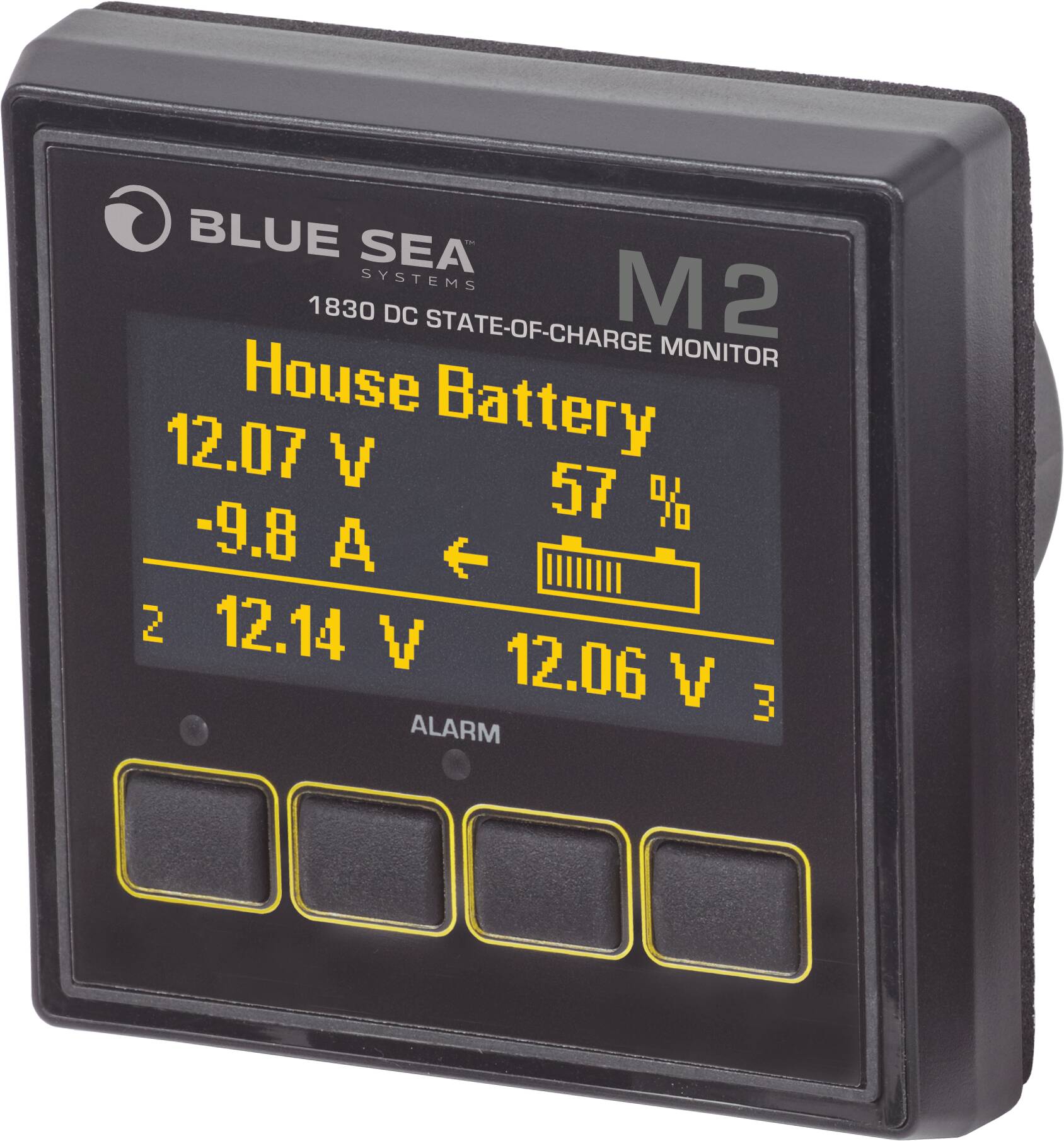 Blue Sea Systems M2 DC Multimeter with SoC