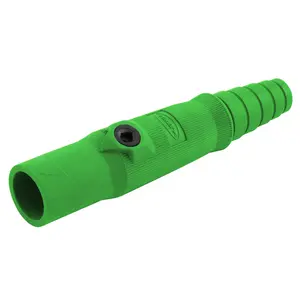 Hubbell HBL15MGN single-pole male plug in green