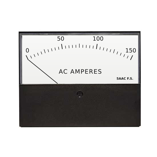 Hoyt HST-75 2.5-inch Analog AC Ammeter, 150 A
