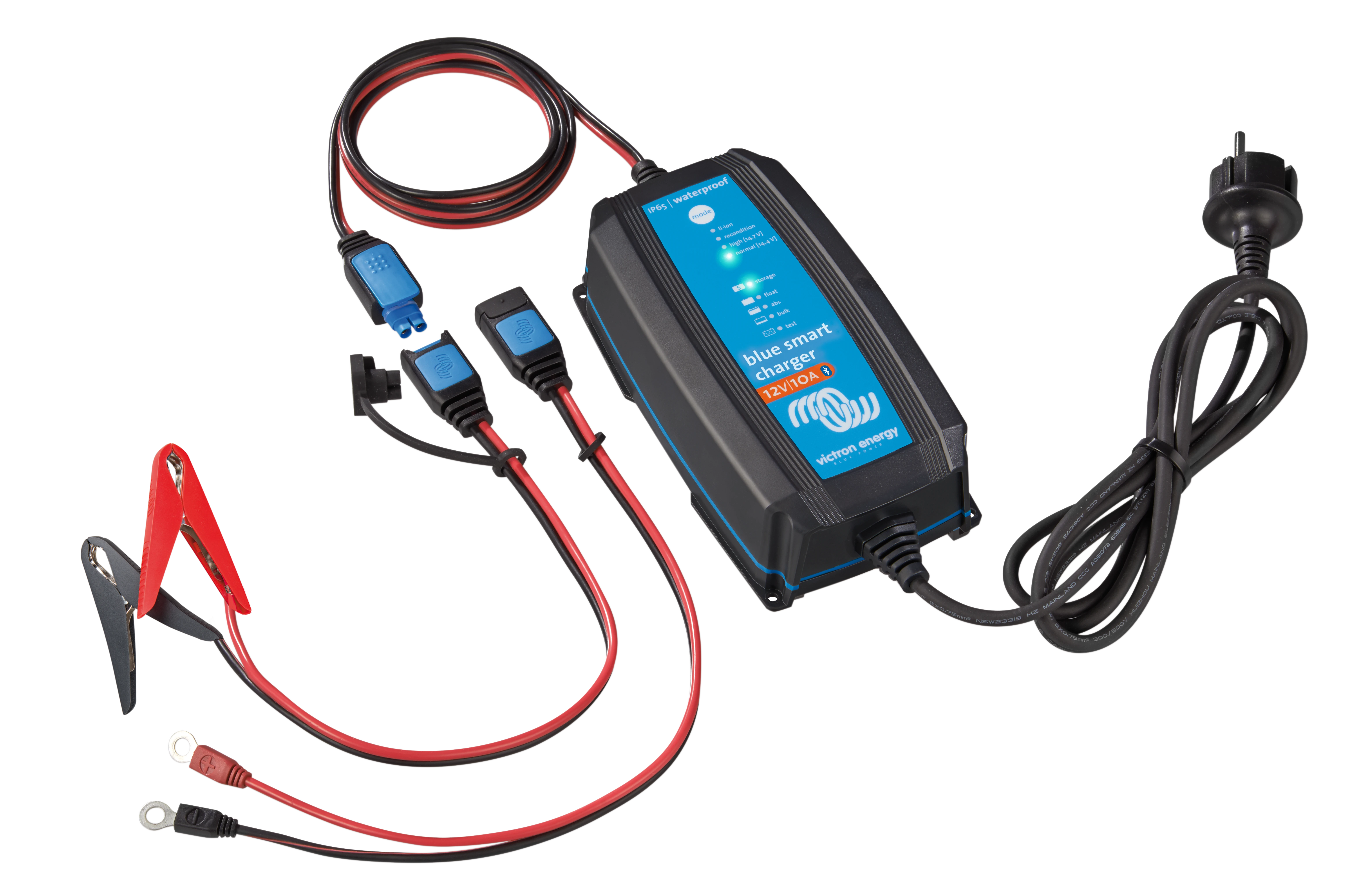 Victron Blue Smart IP65 Charger 12 V 10 A - 120 V NEMA 1-15P
