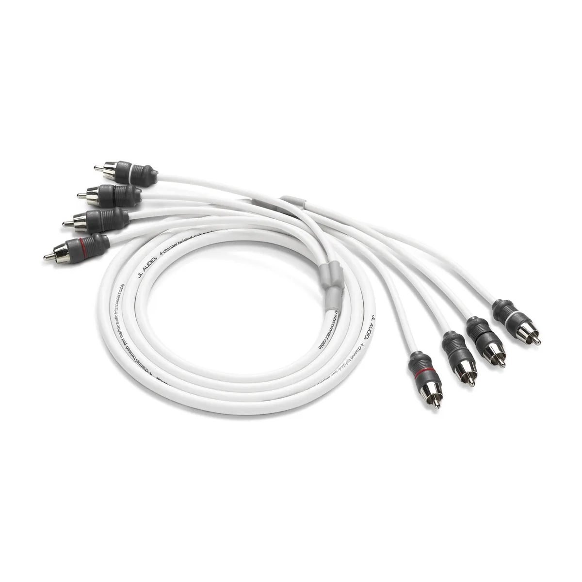 JL Audio Marine Audio Interconnect, 4-channel, 6' to 25' (XMD-WHTAIC4-6)