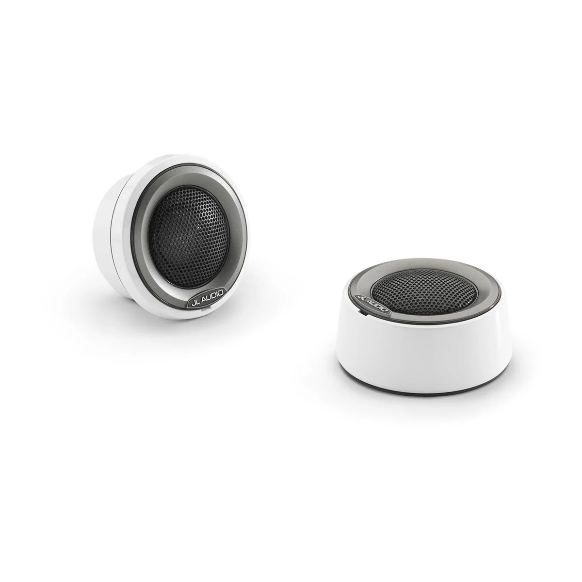 JL Audio M6 Marine Component Tweeter, 1" with White Mounting Cups and Gray Trim Ring (M6-100CT-C/S-GwGm)