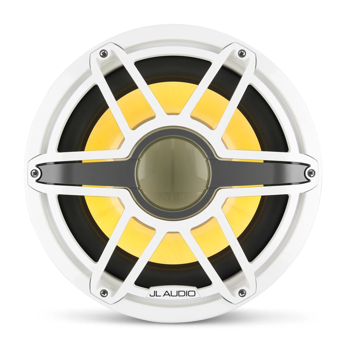 JL Audio M7 Marine Subwoofer, 12" with LED and White Sport Grille (M7-12IB-S-GwGw-i-4)