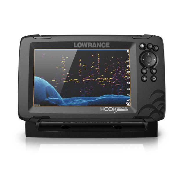 Lowrance HOOK Reveal 7 SplitShot with C-MAP Discover OnBoard Card — 000-15854-001
