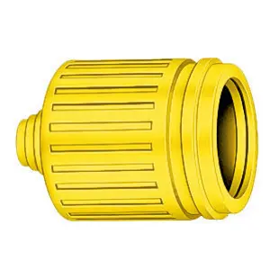 Hubbell HBL60CM17 Seal-Tite weatherproof device boot in yellow