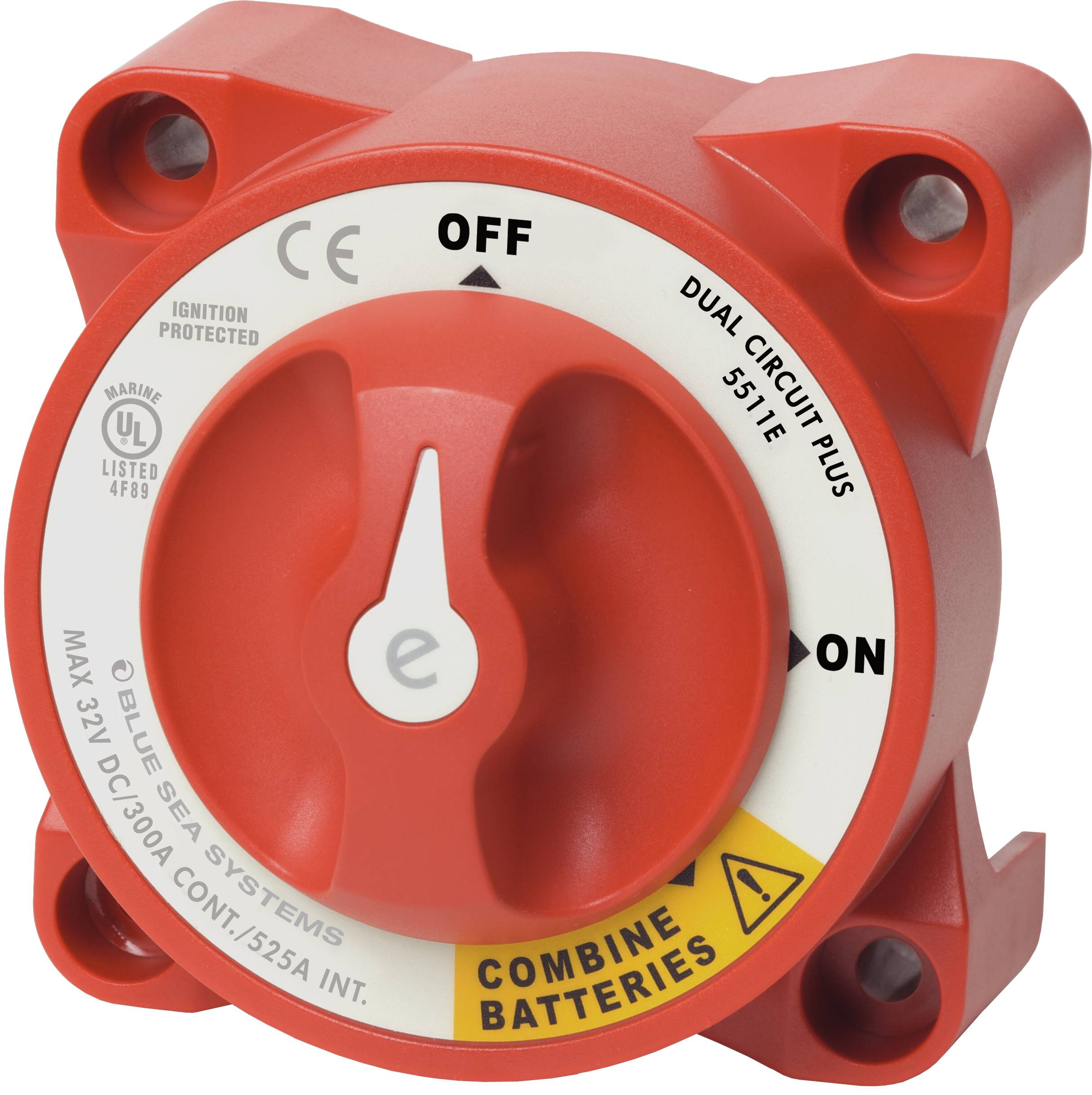 Blue Sea Systems e-Series Dual Circuit Plus Battery Switch