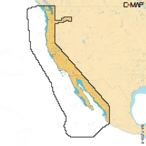 C-MAP REVEAL X US West Coast & Baja California — M-NA-T-206-R-MS