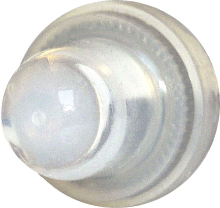 Blue Sea Systems Push Button Reset Only Circuit Breaker Boot - Clear
