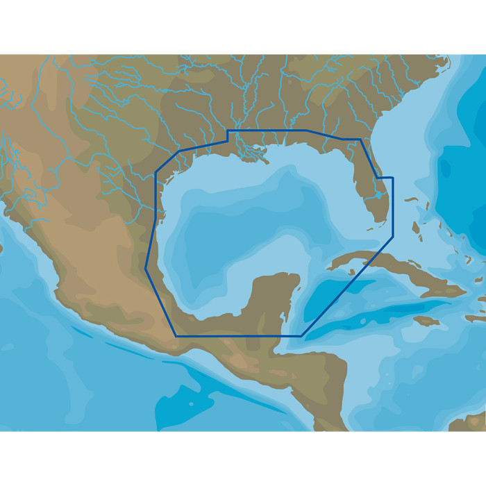 C-MAP 4D NA-D064 Gulf of Mexico - microSD/SD — M-NA-D064-MS