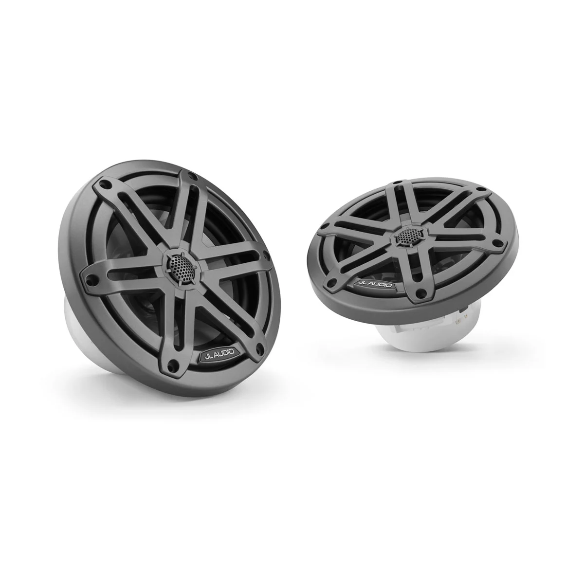 JL Audio M3 Marine Speakers, 6.5" with Gray Sport Grille (M3-650X-S-Gm)