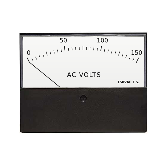 Hoyt HST-75 2.5-inch Analog AC Voltmeter, 150 VAC