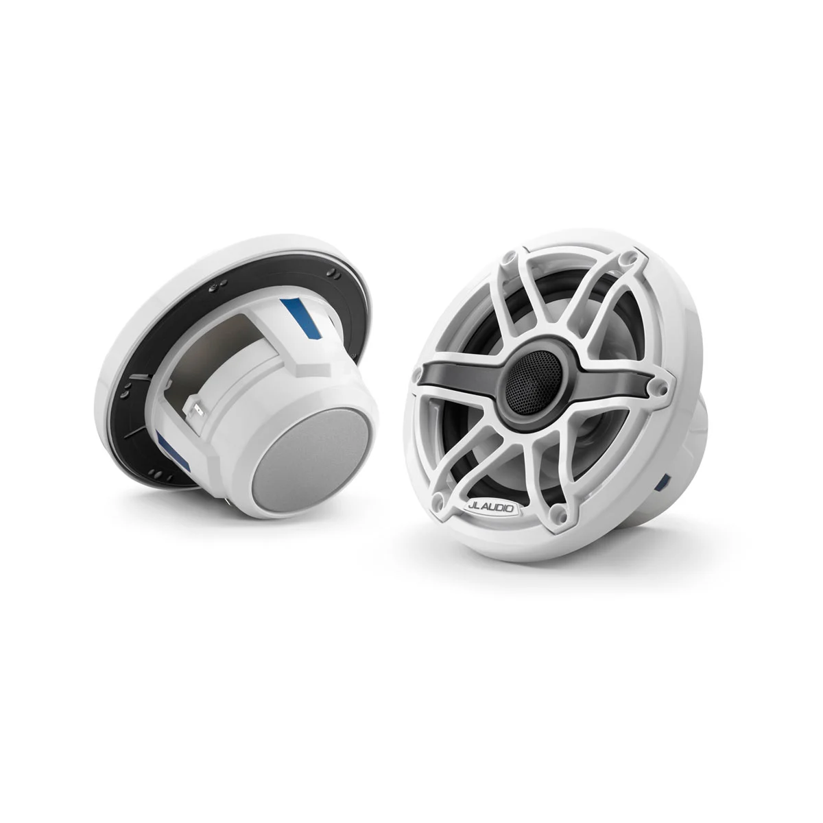 JL Audio M6 Marine Speakers, 6.5" with White Sport Grille (M6-650X-S-GwGw)