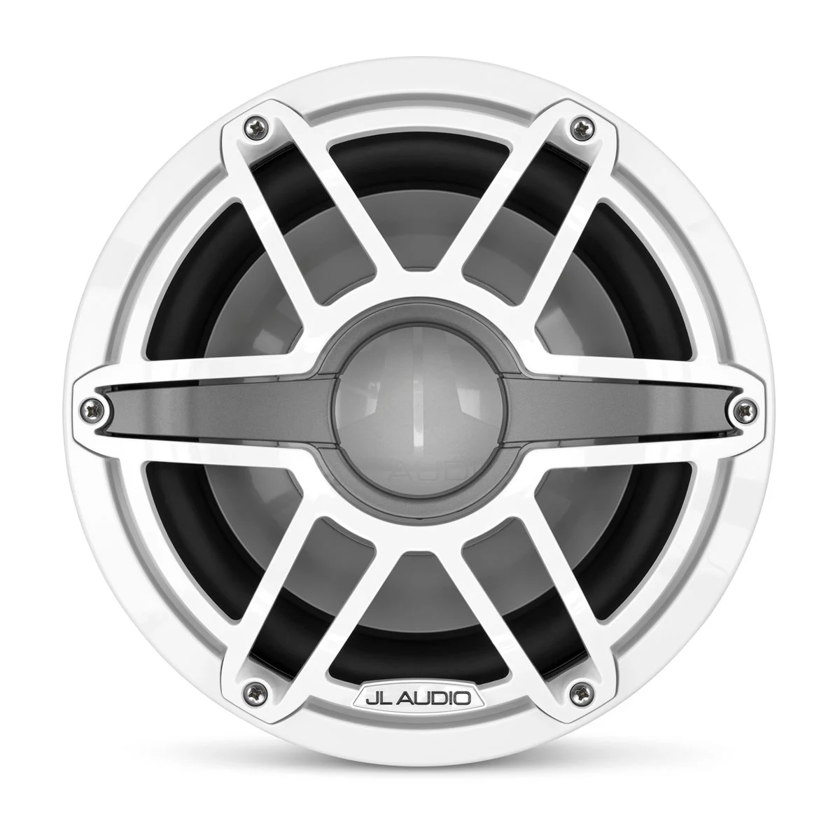 JL Audio M6 Marine Subwoofer, 10" with White Sport Grille (M6-10W-S-GwGw-4)