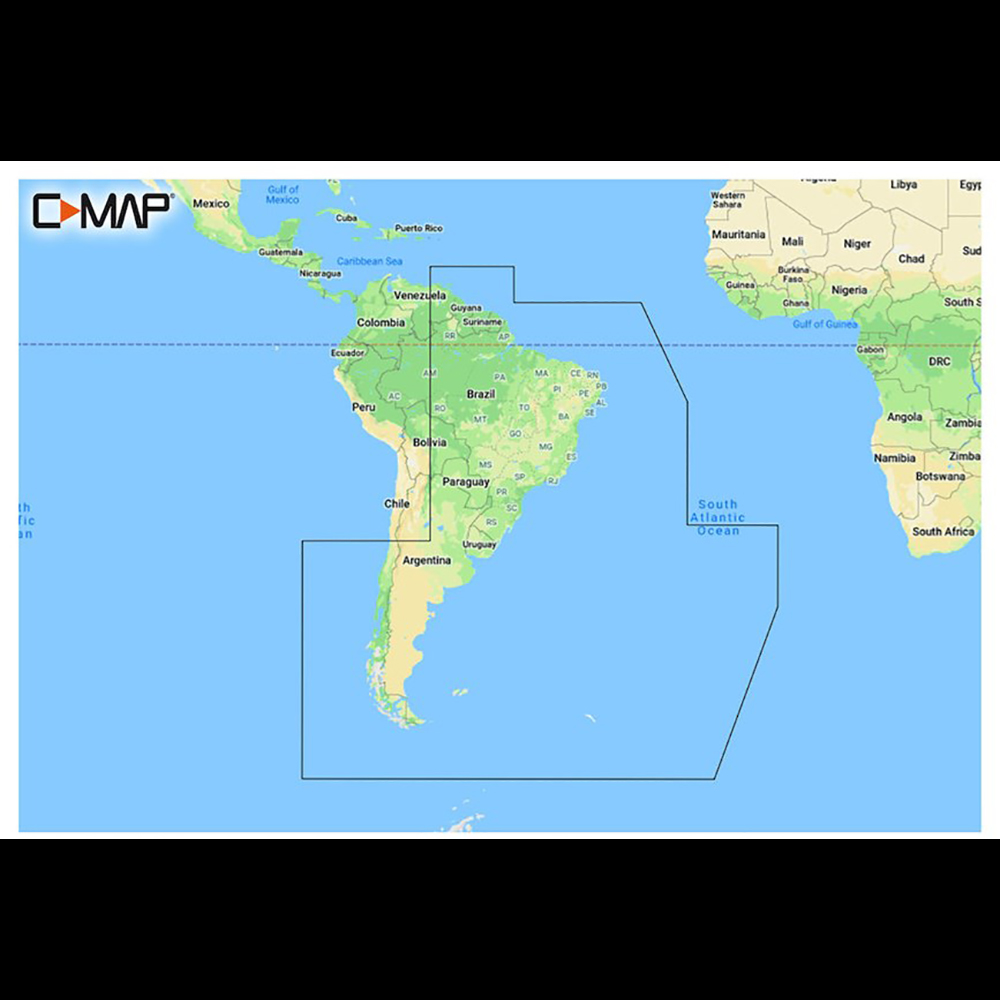 C-MAP REVEAL™ Chart - South America - East Coast — M-SA-Y501-MS