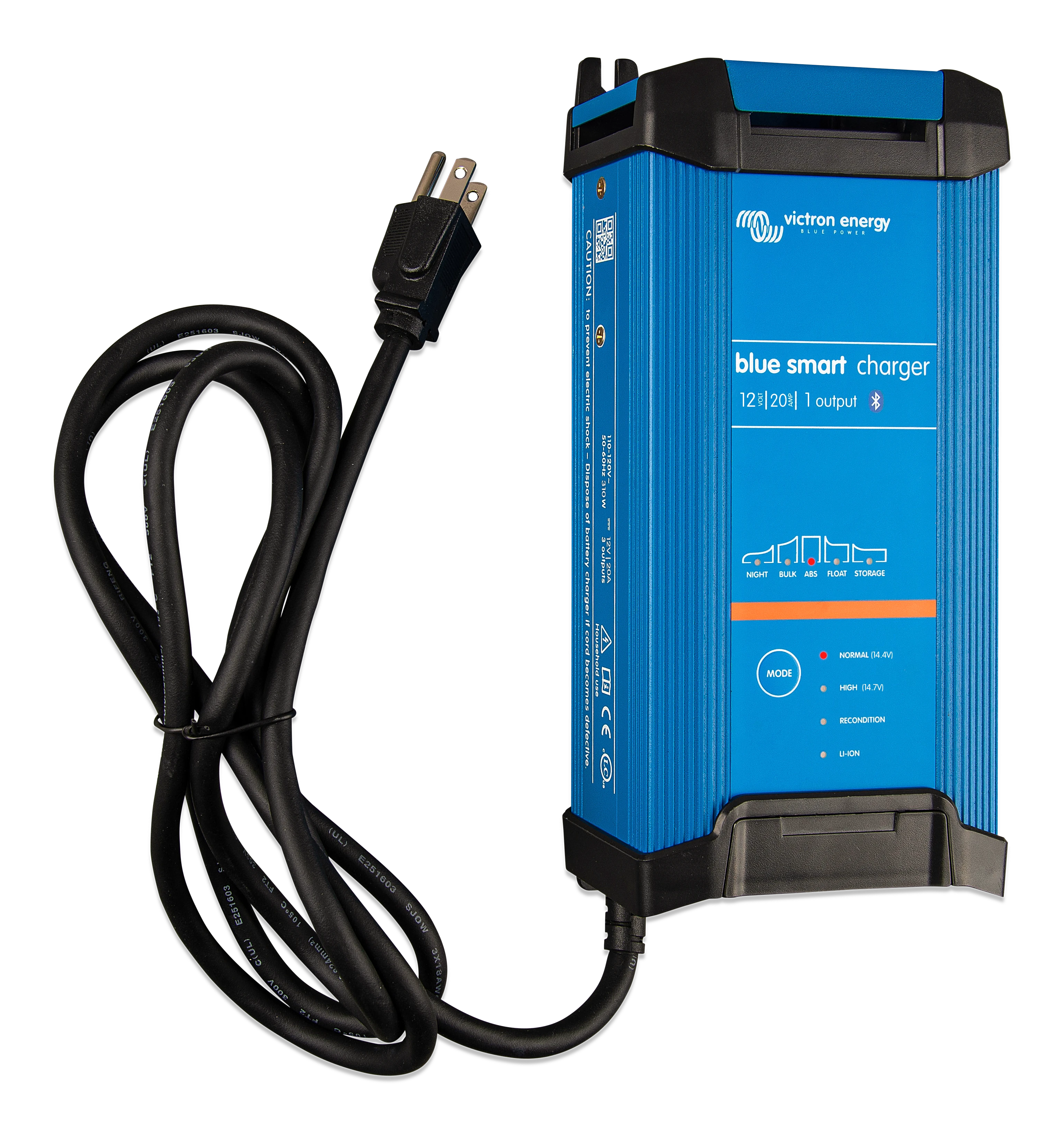 Victron Blue Smart IP22 Charger 12 V 20 A - 1 Output, 120 V