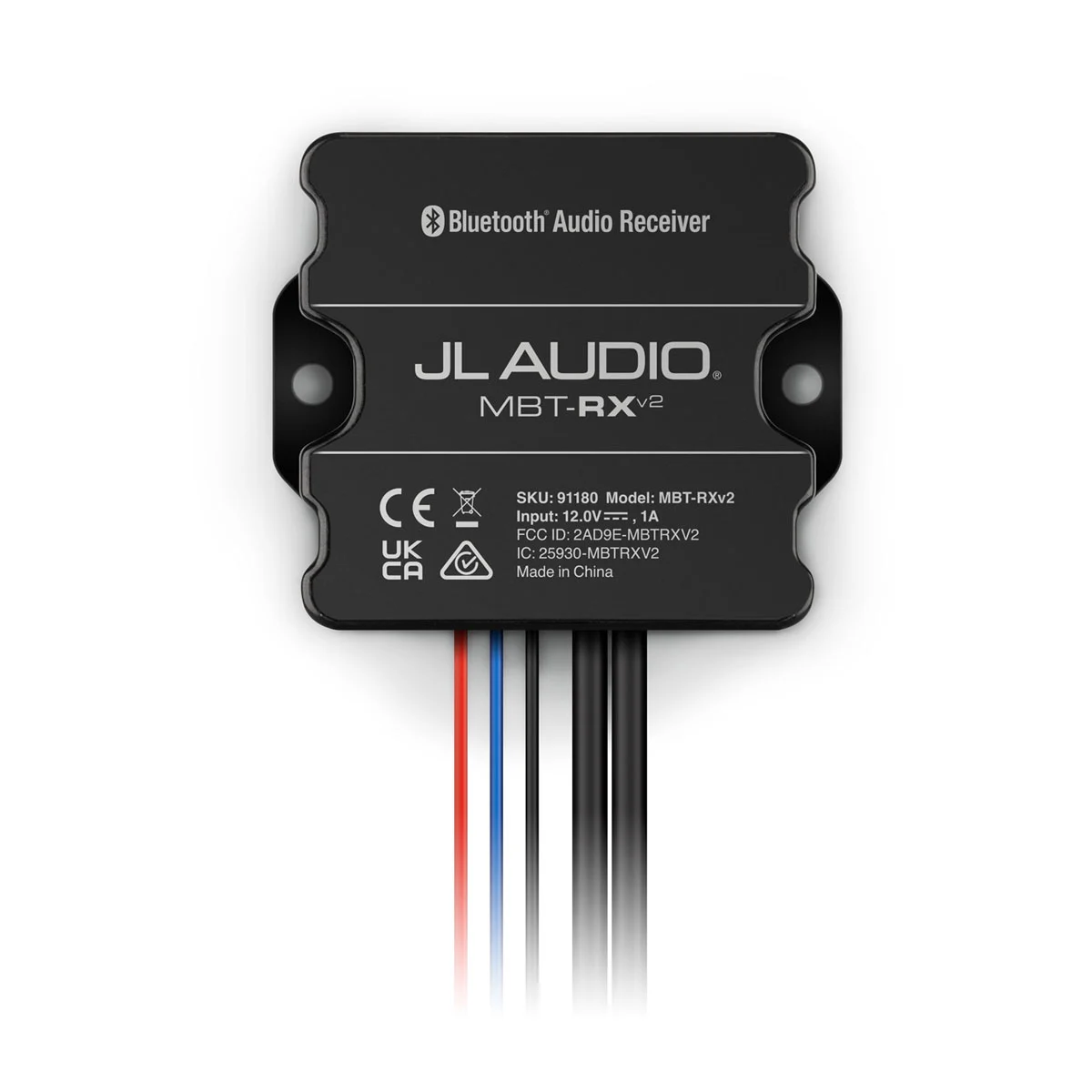 JL Audio Receiver, Weatherproof Receiver with Bluetooth Technology (MBT-RXv2)