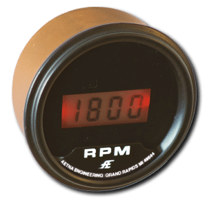 Aetna 8905R-B-DS LCD Red-Backlit Digital Tachometer