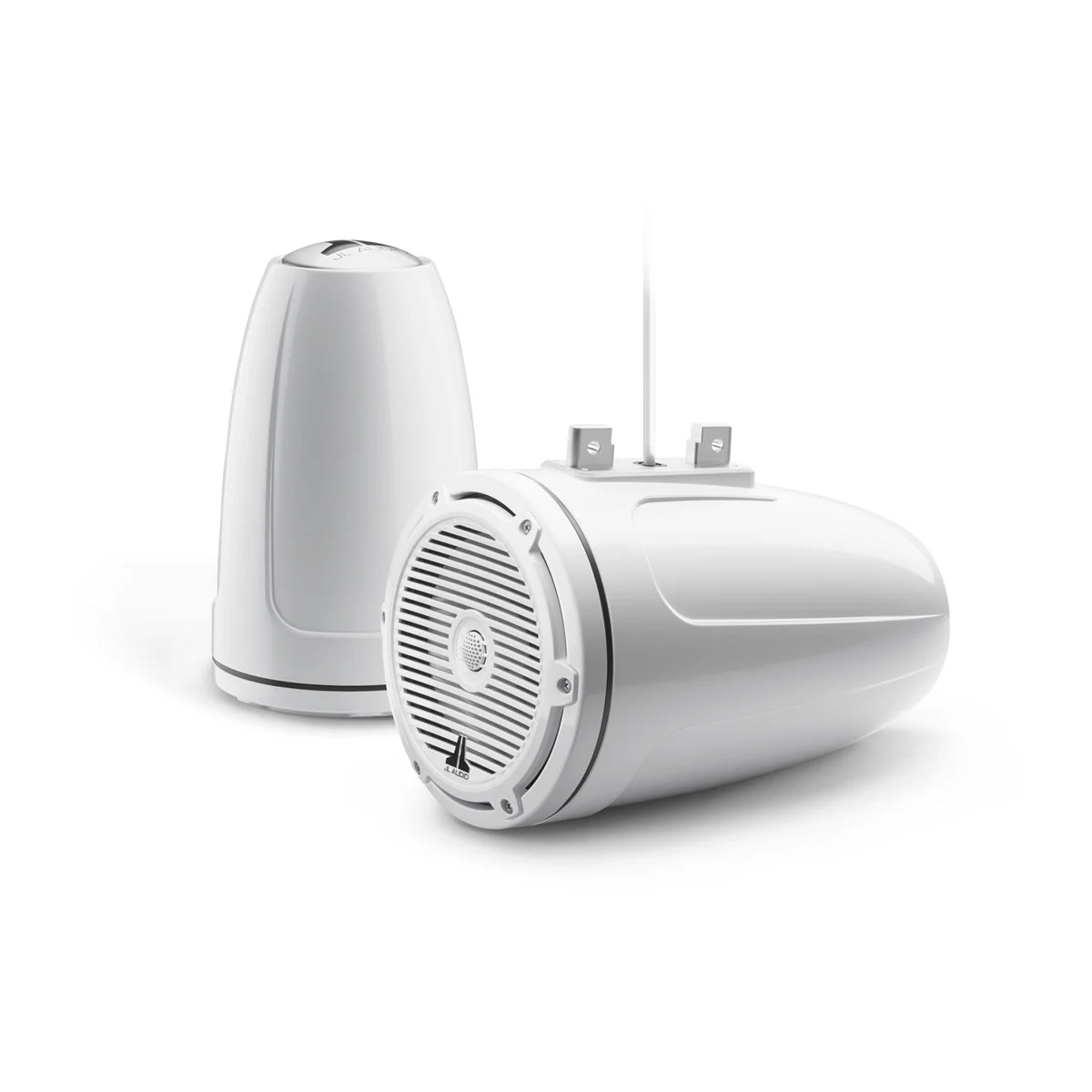 JL Audio M3 Enclosed Tower Speakers, 7.7" with White Classic Grille (M3-770ETXv3-Gw-C-Gw)