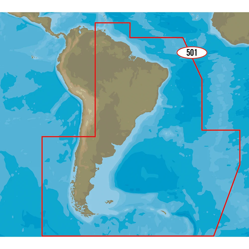C-MAP 4D SA-D501 Gulf of Paria to Cape Horn [M-SA-D501-MS] — SA-D501