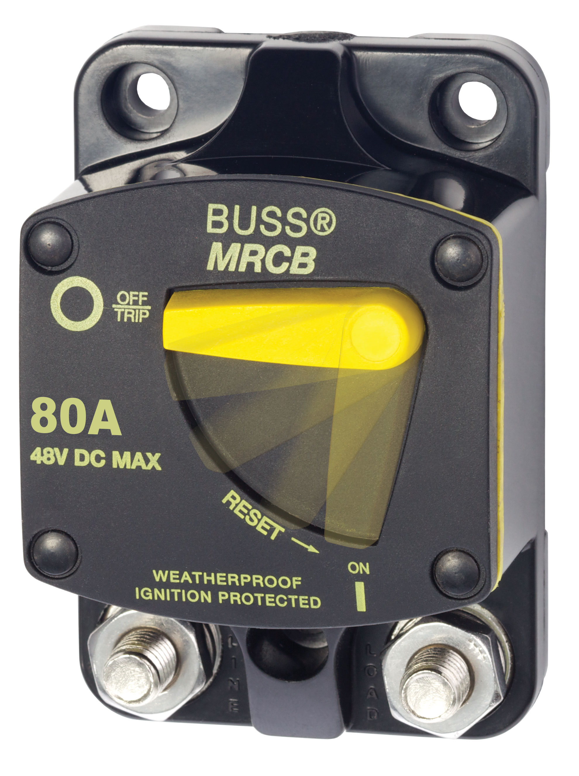 Blue Sea Systems 187-Series Circuit Breaker - Surface Mount 80A