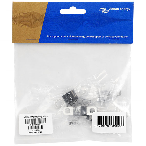Victron Midi-fuse 30 A/58 V-M6 Pack of 5