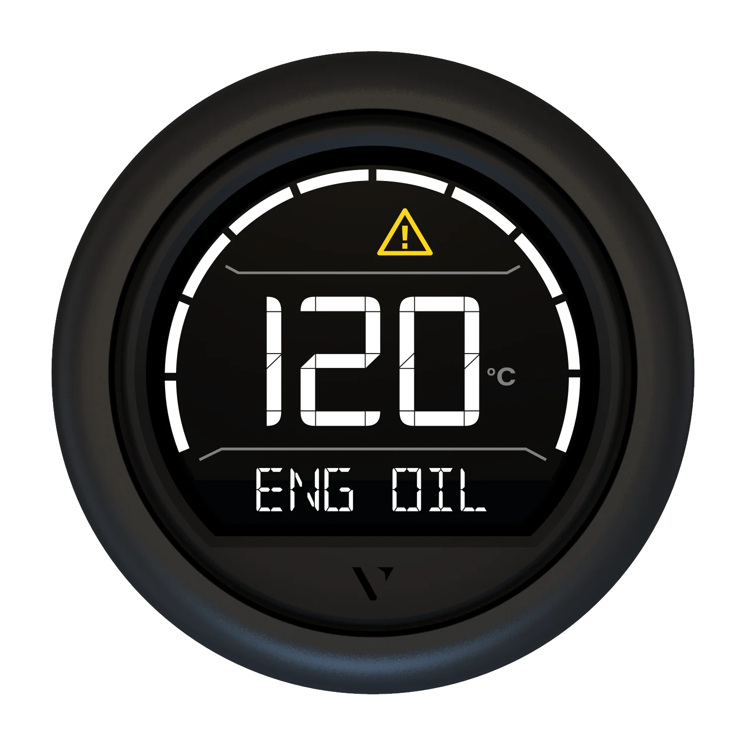 Veratron VL Digital 52 Multifunction Gauge - Round Black