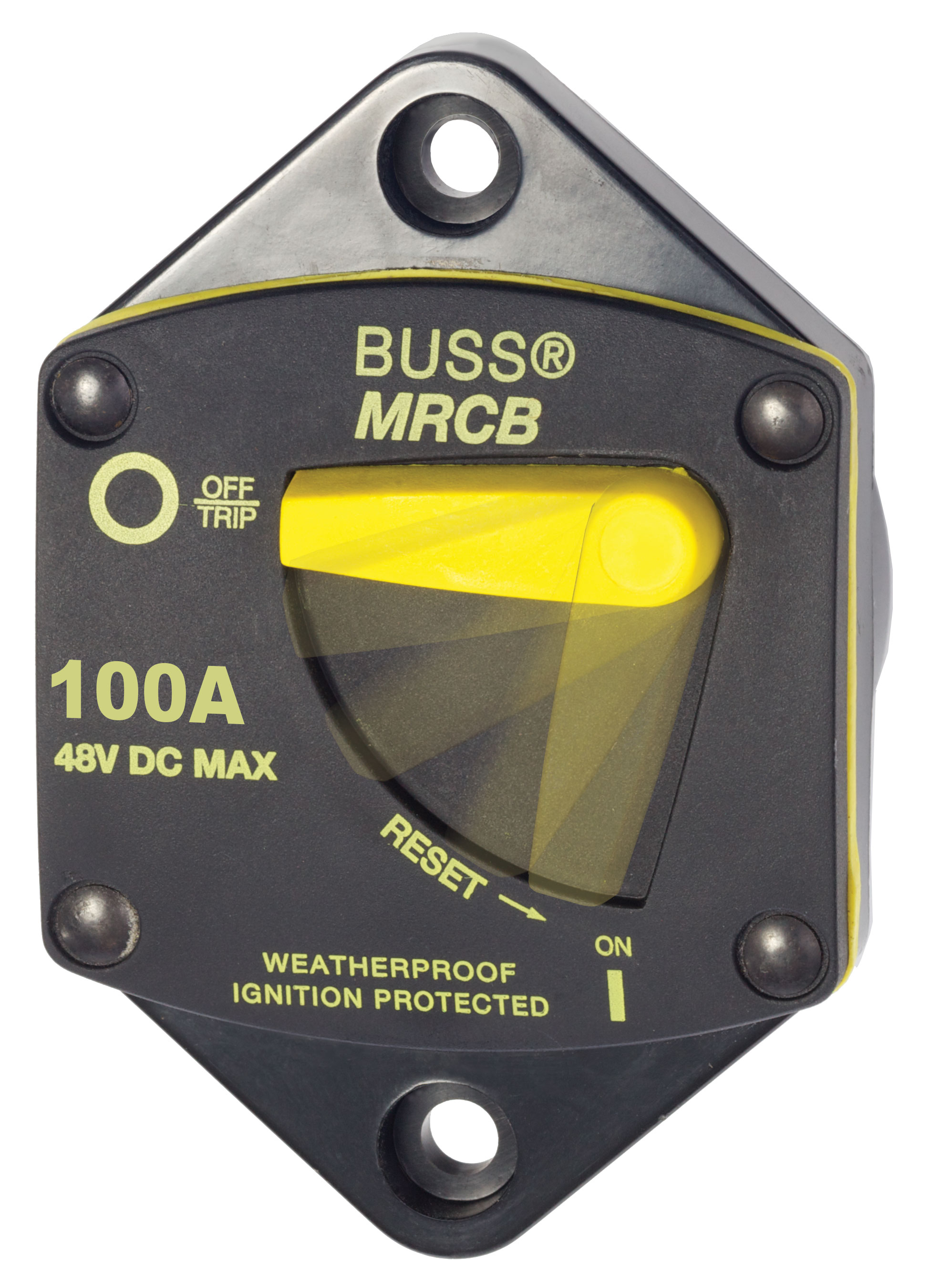 Blue Sea Systems 187-Series Circuit Breaker - Panel Mount 100A