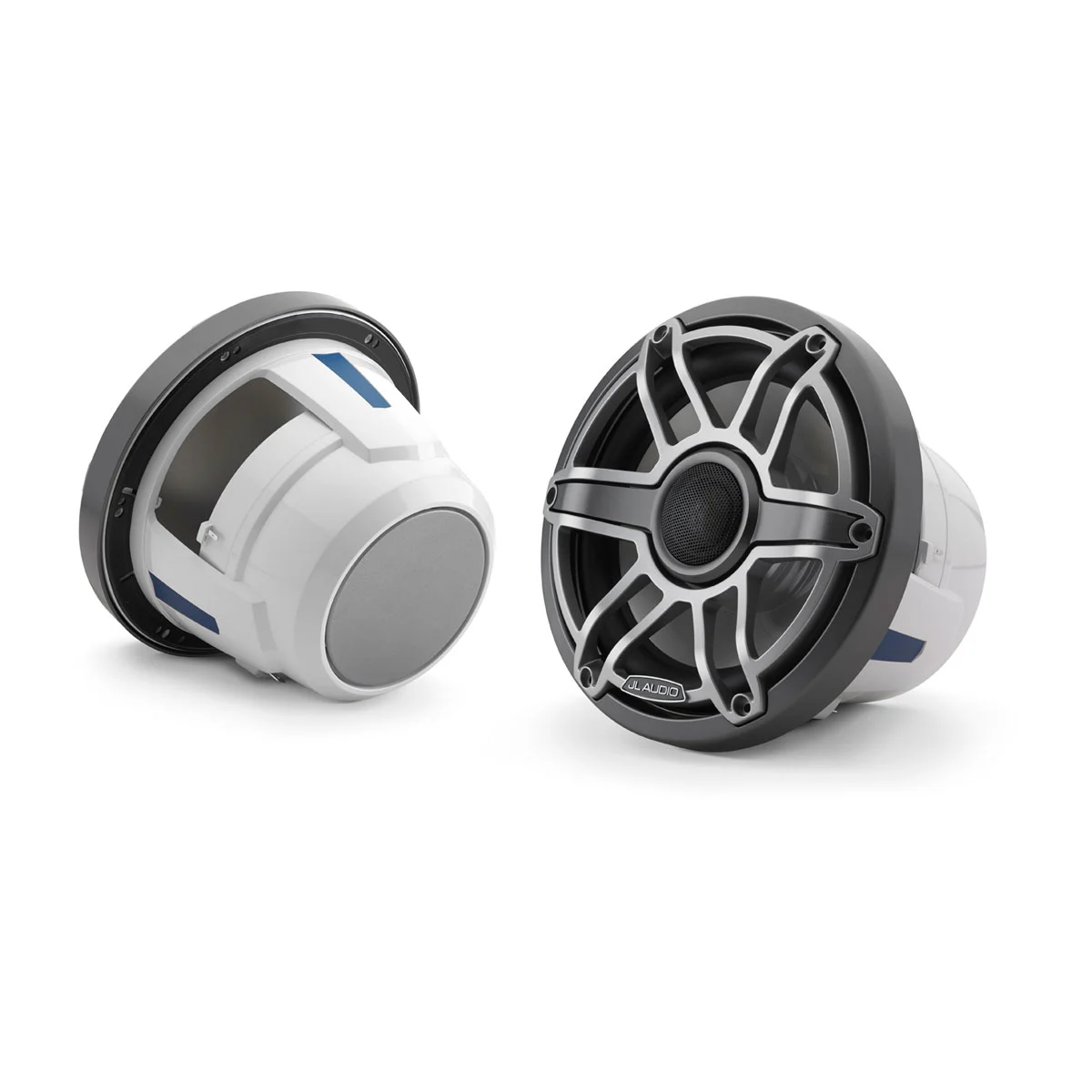 JL Audio M6 Marine Speakers, 8.8" with Titanium Sport Grille (M6-880X-S-GmTi)