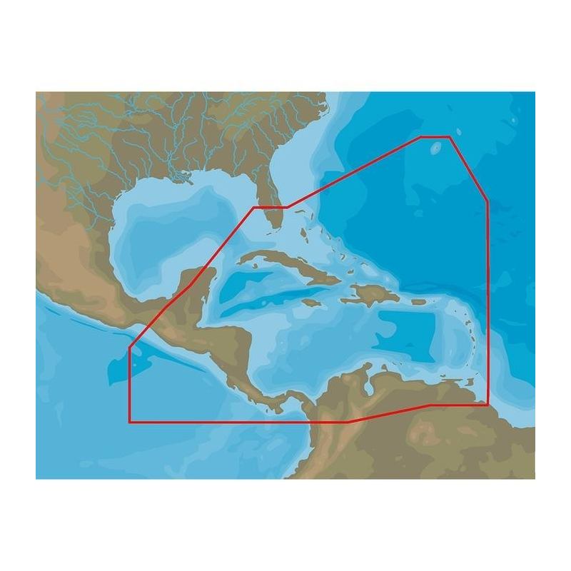 C-MAP M-NA-D065 4D microSD Caribbean & Central America — NA-D065