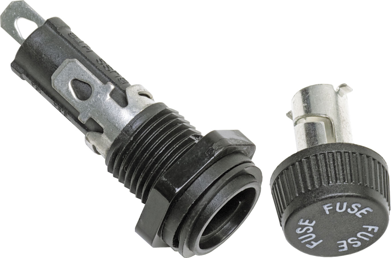 Blue Sea Systems Panel Mount AGC/MDL Fuse Holder, Waterproof
