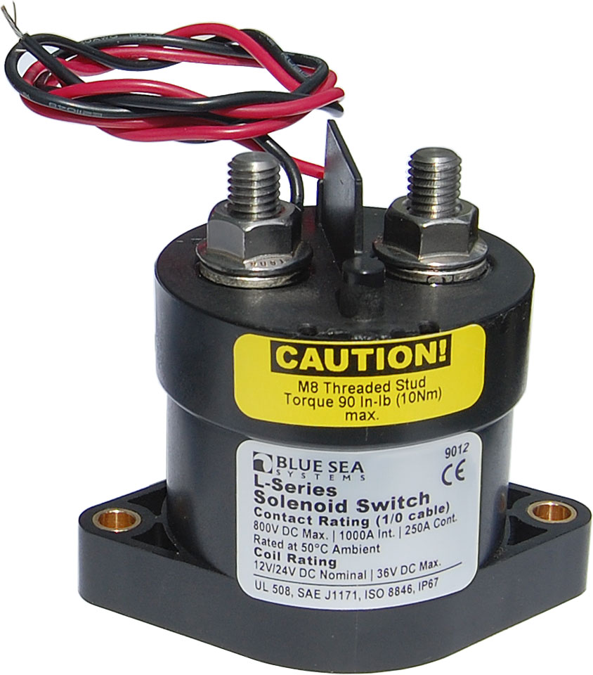 Blue Sea Systems Solenoid L-Series - 250A 12/24V