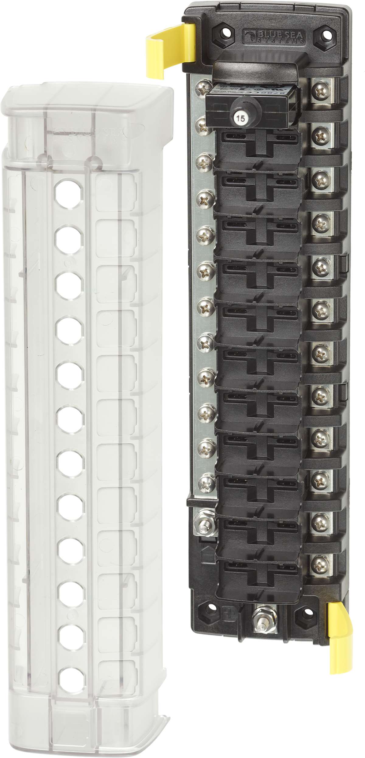Blue Sea Systems ST CLB Circuit Breaker Block 12 Position with Negative Bus