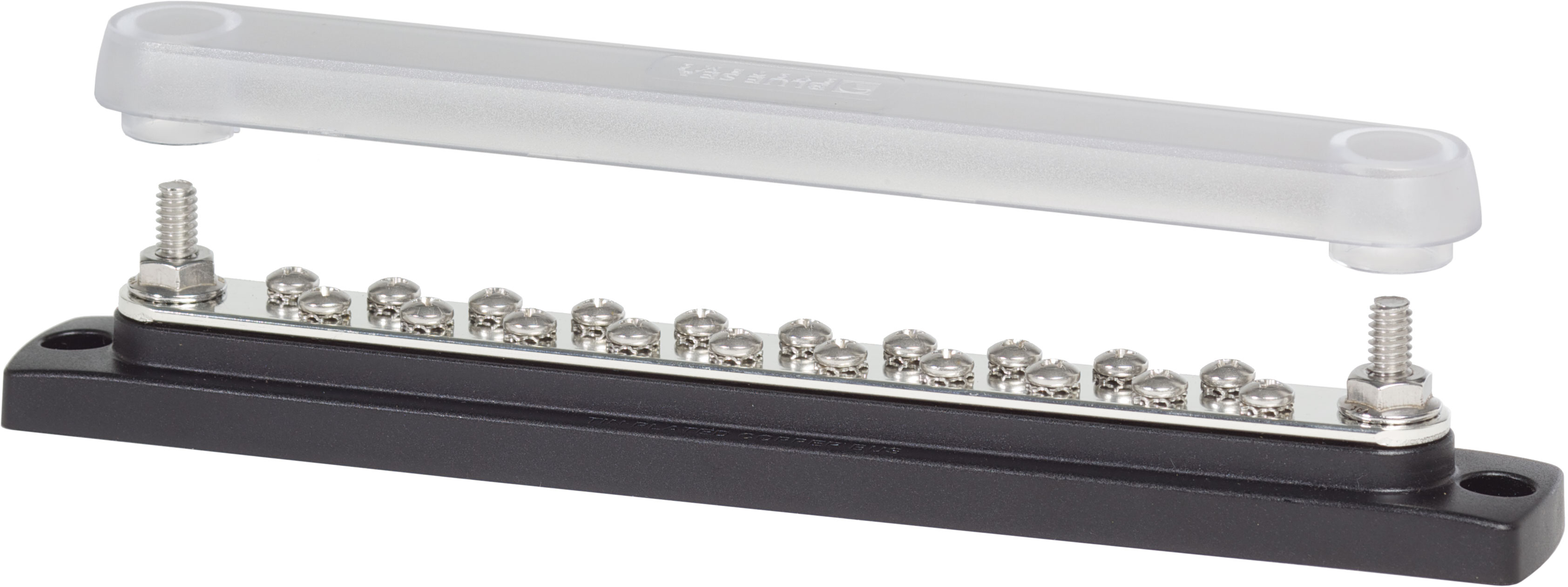 Blue Sea Systems Common 150A BusBar 20 Gang with Cover
