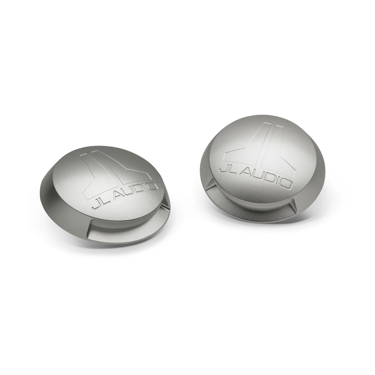 JL Audio enclosed speaker system light caps, For 7.7″ enclosed tower speakers and 6.5″ VeX (Pair) (M-LCA-C-W)