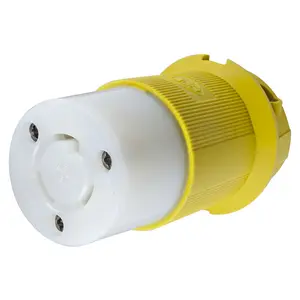 Hubbell HBL23CM13 connector body in yellow