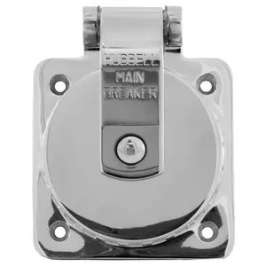 Hubbell HBLCBISS marine electrical box in stainless
