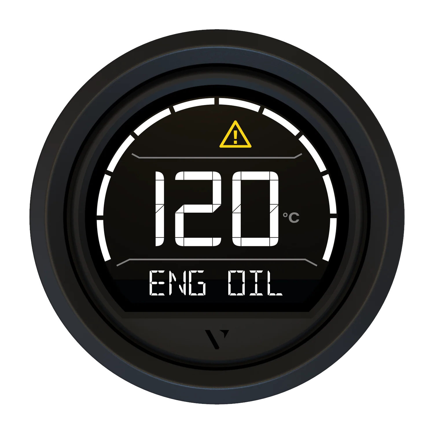 Veratron VL Digital 52 triangular black multifunction gauge
