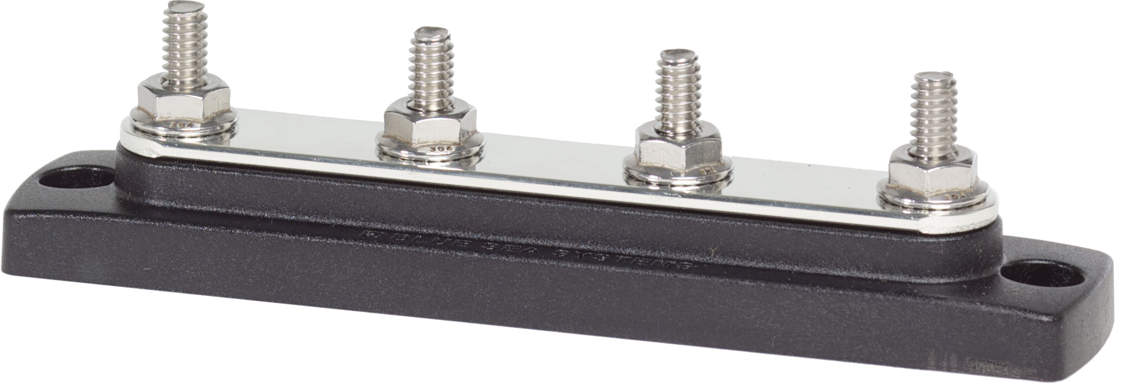 Blue Sea Systems Common 150A BusBar Four 1/4in-20 Studs