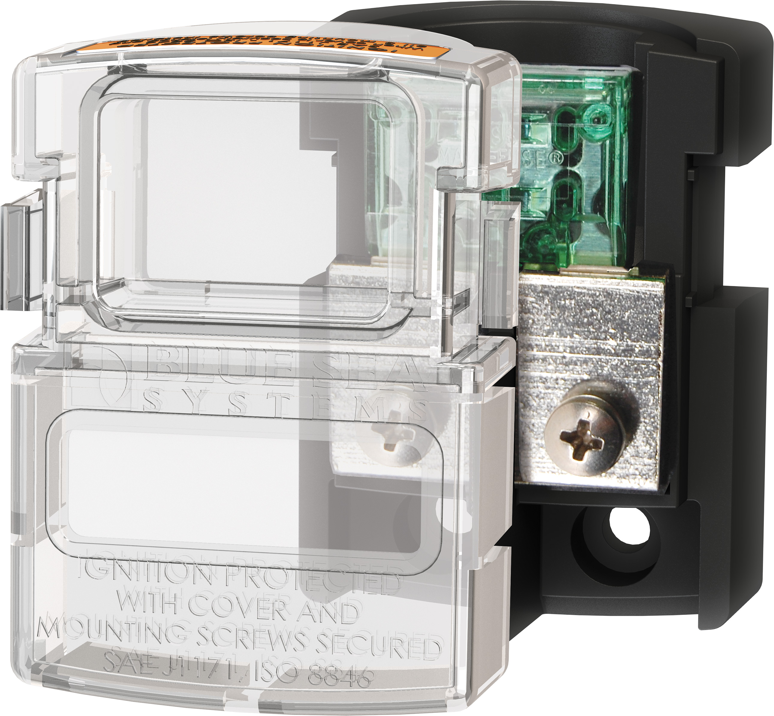 Blue Sea Systems MAXI Fuse Block Ignition Protected 80A