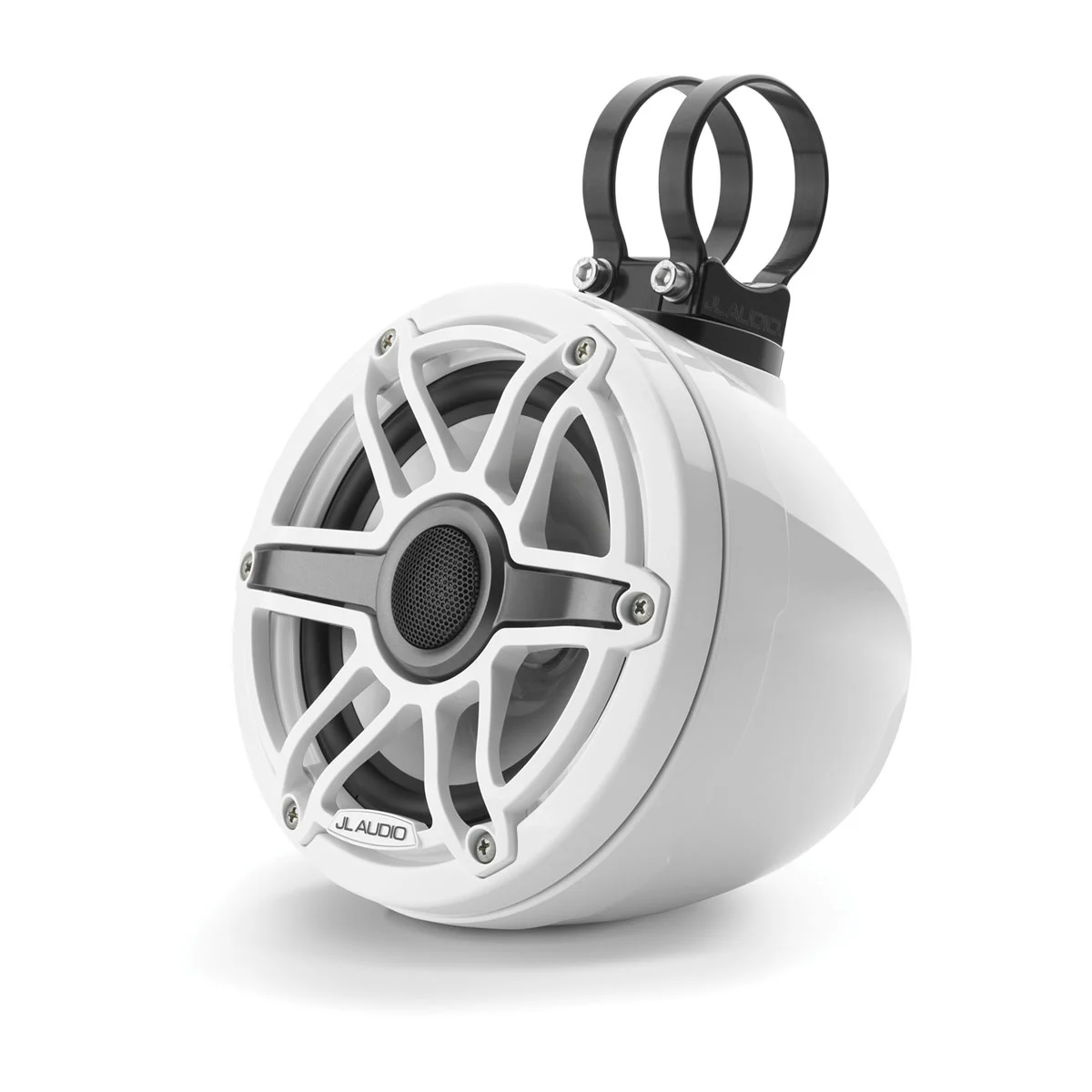 JL Audio VeX Enclosed System, M6 6.5" with White Sport Grille (M6-650VEX-Gw-S-GwGw)