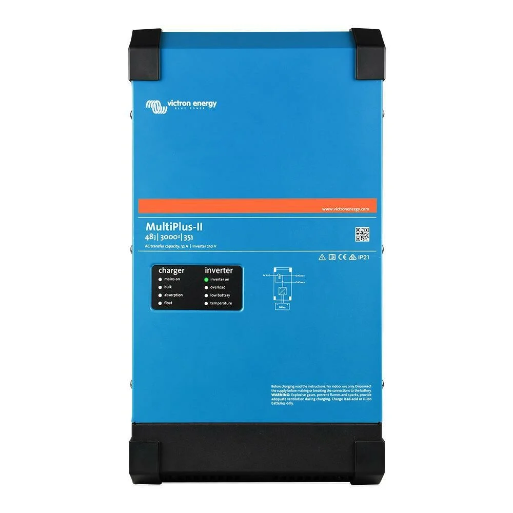 Victron MultiPlus-II 48/3000 35-50 120 V inverter/charger front view