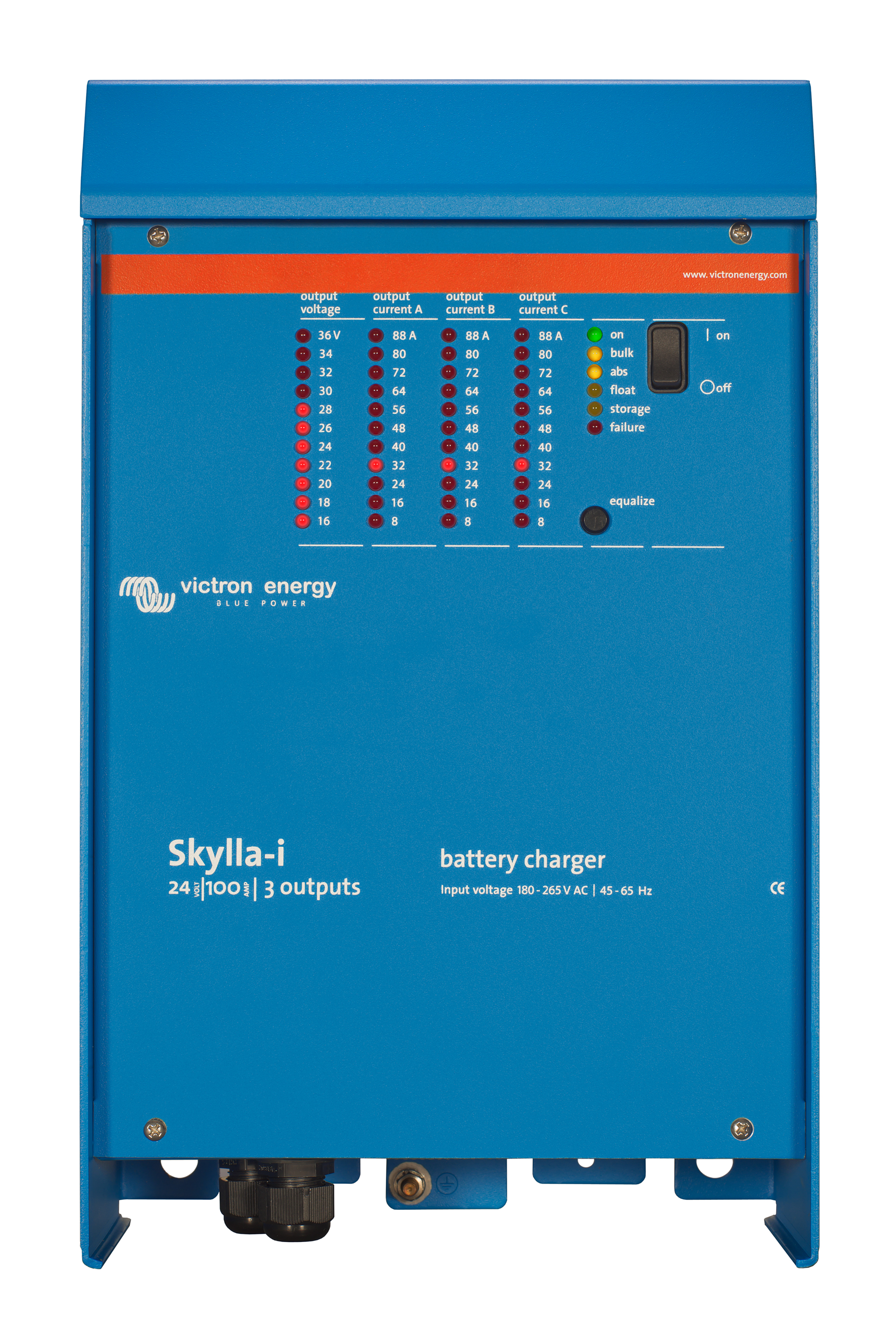 Victron Skylla-i Charger 24 V 100 A - 3 Outputs, 230 V AC