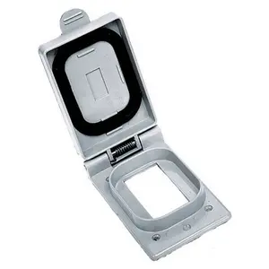Hubbell CWP26CR weatherproof cover in gray