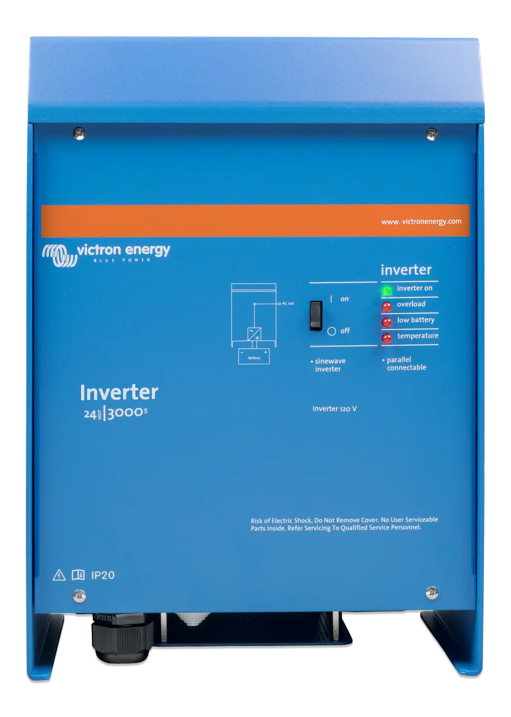 Victron Phoenix Inverter 24 Vdc 3000VA 120 V VE.Bus inverter product view