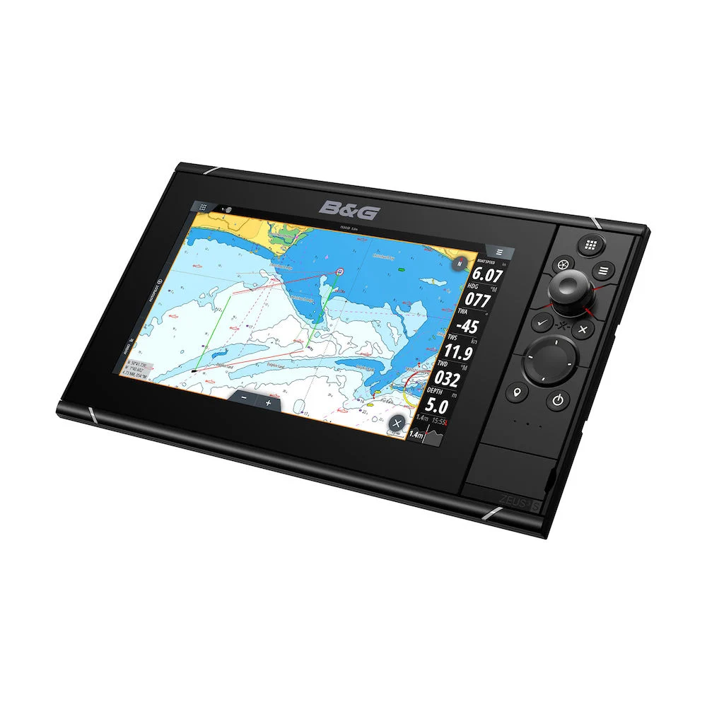 B&G Zeus 3S 9 chartplotter with world basemap