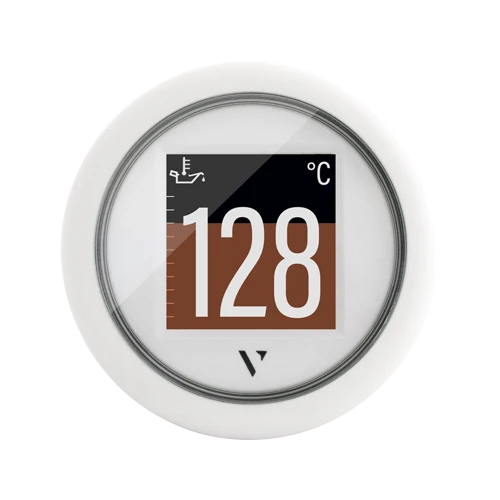 Veratron VL Flex 52 J1939 White round marine multifunction gauge